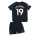Manchester City Julian Alvarez #19 Barnkläder Tredje matchtröja till baby 2023-24 Kortärmad (+ Korta byxor) Billigt